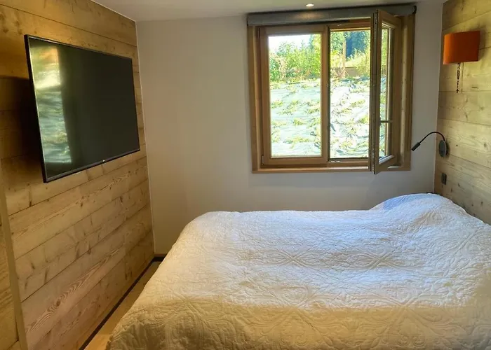 In New With Private Garden * Megève